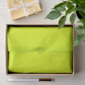 Papier Mousseline Neon Chartreuse couleur solide | Couleur tendance (Cadeau)