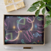 Papier Mousseline Neon Glow Disco Dance Anniversaire (Cadeau)