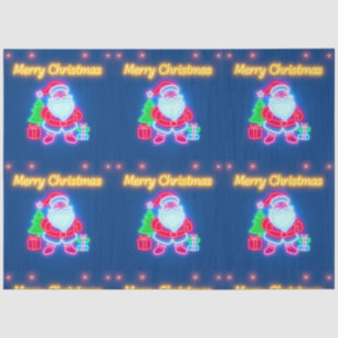 Papier Mousseline Neon Modern Christmas Holiday Collection