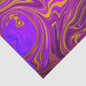 Papier Mousseline Neon Purple Pink Yellow Conception abstraite (Détail)