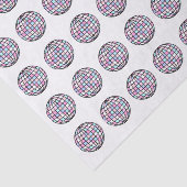 Papier Mousseline Neon Super Disco Ball (Détail)