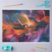 Papier Mousseline Neon Translucent Calla Lillie's Decoupage (Artisanat)