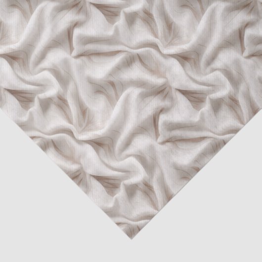 Papier Mousseline Neutral Abstract Beige, Cream & Ivory Tissue Paper (Détail)