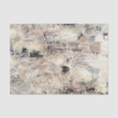 Papier Mousseline Neutral Beige Gray Abstract Decoupage Tissue Paper (Recto)
