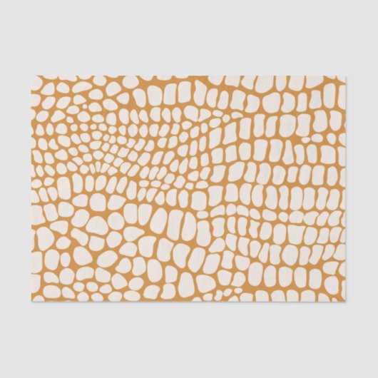 Papier Mousseline Neutral Snake Skin Print Decoupage (Recto)