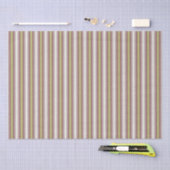 Papier Mousseline Neutres Chauds Vertical Candy Stripes Artisanat (Artisanat)