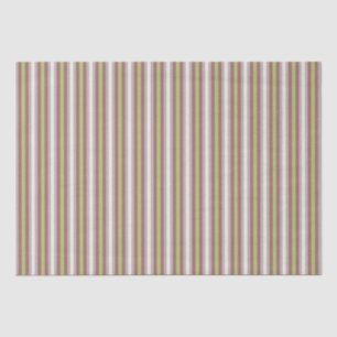 Papier Mousseline Neutres Chauds Vertical Candy Stripes Artisanat