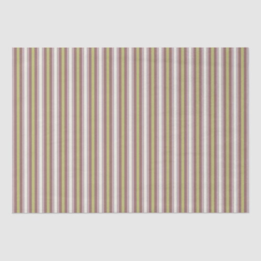 Papier Mousseline Neutres Chauds Vertical Candy Stripes Artisanat (Recto)