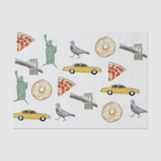 Papier Mousseline New York (Recto)