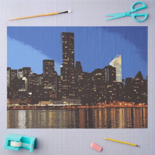 Papier Mousseline New York 001 (Artisanat)