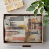 Papier Mousseline New York City Découpage Tissu (Cadeau)