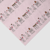 Papier Mousseline New York City NYC Saint Valentin (Détail)