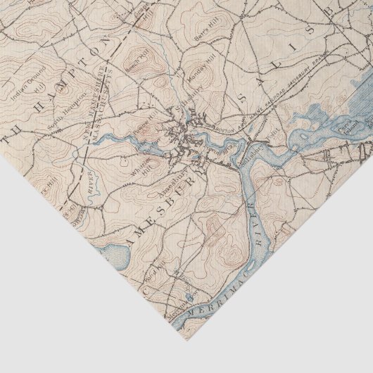 Papier Mousseline Newburyport, le Massachusetts (Détail)