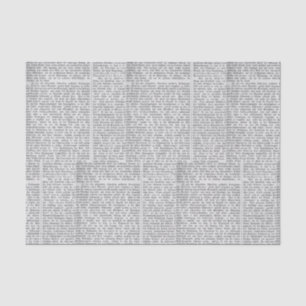 Papier Mousseline Newsprint allemand vintage