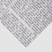 Papier Mousseline Newsprint allemand vintage (Détail)