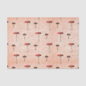 Papier Mousseline Newsprint et champignons (Recto)