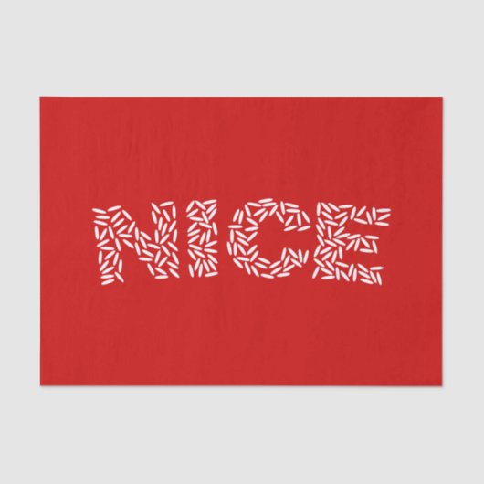 Papier Mousseline Nice Riz (Recto)