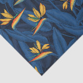 Papier Mousseline Night bird of Paradise garden 2 (Détail)