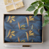 Papier Mousseline Night bird of Paradise garden 2 (Cadeau)