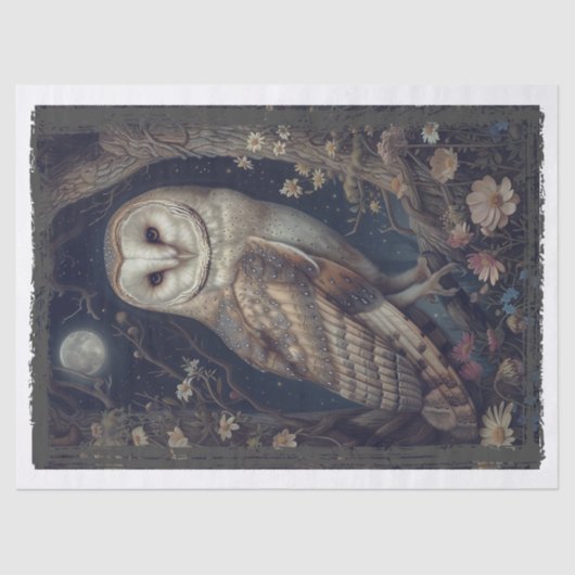 Papier Mousseline Night Owl (Recto)