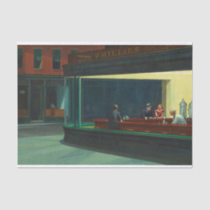 Papier Mousseline Nighthawks (1942) par Edward Hopper