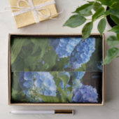Papier Mousseline Nikko Hydrangea Bleue Fleur Artisanat de Découpage (Cadeau)