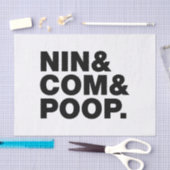 PAPIER MOUSSELINE NIN & COM & POOP. (Artisanat)