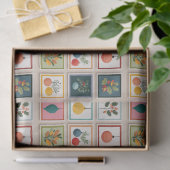 Papier Mousseline Nine Christmas Ornaments in Bold Frames (Cadeau)