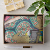 Papier Mousseline No Signal - Collage numérique Cheeky Lady (Cadeau)