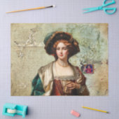 Papier Mousseline Noblesse et lettres italiennes (Artisanat)