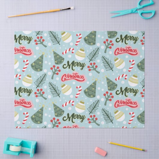 Papier Mousseline Noël (Artisanat)