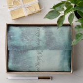 Papier Mousseline Noël À feuillage persistant Forêt Solstice d'hiver (Cadeau)