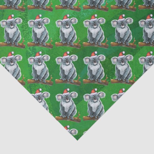 Papier Mousseline Noël à Koala Bear (Détail)