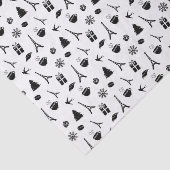 Papier Mousseline Noël à Paris | Motif (Détail)