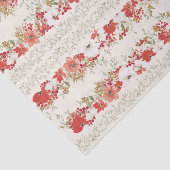 Papier Mousseline noël abondance élégant poinsettia vacances (Détail)