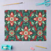 Papier Mousseline Noël Abstrait d'art populaire mignon (Artisanat)