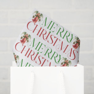 Papier Mousseline Noël Angel Merry Fancy Noël Typographie