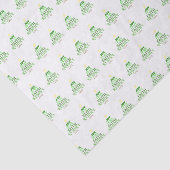 Papier Mousseline Noël Arbre de Noël (Détail)