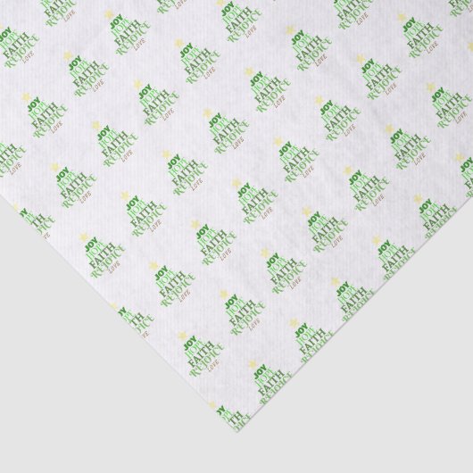 Papier Mousseline Noël Arbre de Noël (Détail)