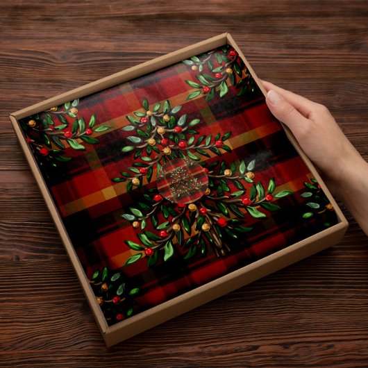 Papier Mousseline Noël Arbre Planté | Papier Tissus