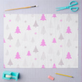 Papier Mousseline Noël Arbres Snowflakes Noël blanc (Artisanat)