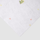 Papier Mousseline NOËL ARBRES Tissu Papier (Détail)