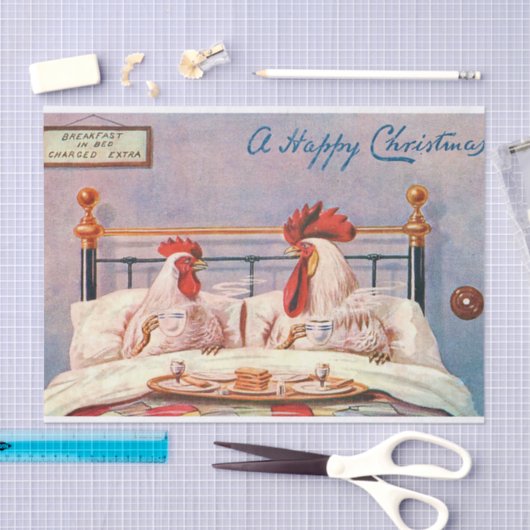 Papier Mousseline Noël au poulet (Artisanat)