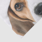 Papier Mousseline Noël beagle (Détail)