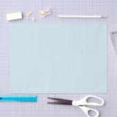 Papier Mousseline Noël bébé bleu uni (Artisanat)