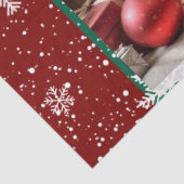 Papier Mousseline Noël Belle Vacances Ancienne Collection (Détail)