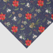 Papier Mousseline Noël botanique classique moderne Berry floral (Détail)