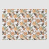 Papier Mousseline Noël botanique d'agrumes rustique (Recto)