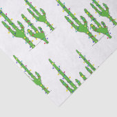 Papier Mousseline Noël Cactus Holiday Desert Southwest (Détail)