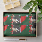 Papier Mousseline Noël Cavalier King Charles Spaniel (Cadeau)